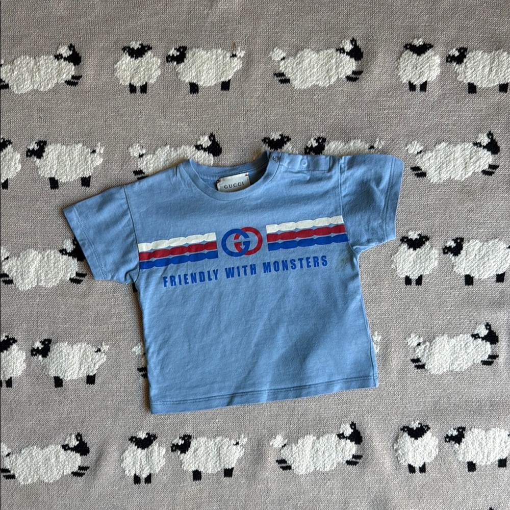 Gucci Blue Short Sleeve Tee